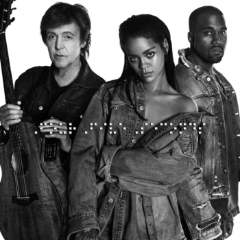 Kanye West feat Paul McCartney, Rihanna - FourFiveSeconds (2015)