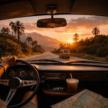 Музыка В Машину, Драйвовая музыка для авто, Весёлая музыка для машины, Музыка в дорогу, Музыка в авто - Теплый ритм трассы ночью
