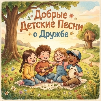 Альбом Добрые Детские Песни о Дружбе Детские песни, Детские песни, Современные детские песни, Весёлые песни для детей и их родителей