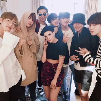 BTS and Halsey - Boy With Luv