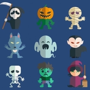Funny Halloween Monsters - Mashup Wolfman And The Monsters (Funny Halloween Monsters 2021)